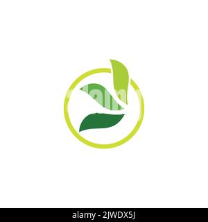 abstract letter j leaf colorful logo vector Stock Vector