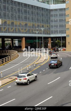 Brooklyn Battery Tunnel entrance, NYC, USA, 2022 Stock Photo