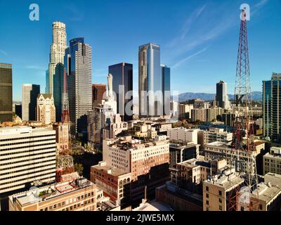 Downtown Los Angeles Historic Core Stock Photo