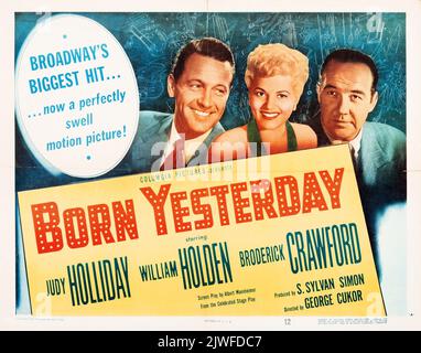 Born Yesterday (Columbia, 1950). Horizontal 2 Stock Photo