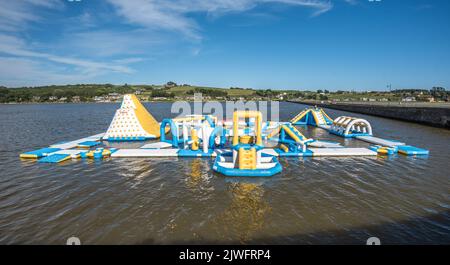 The Lagoon Activity Centre - Water Park and Activity Centre, Rosscarbery,West Cork, Ireland Stock Photo