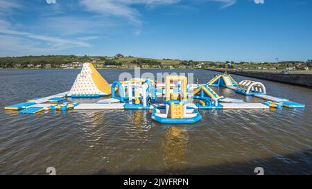 The Lagoon Activity Centre - Water Park and Activity Centre, Rosscarbery,West Cork, Ireland Stock Photo