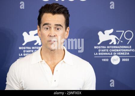 Lido Di Venezia, Italy. 05th Sep, 2022. Colin Farrell attends the photocall for 'The Banshees Of Inisherin' at the 79th Venice International Film Festival on September 05, 2022 in Venice, Italy. © Photo: Cinzia Camela. Credit: Independent Photo Agency/Alamy Live News Stock Photo