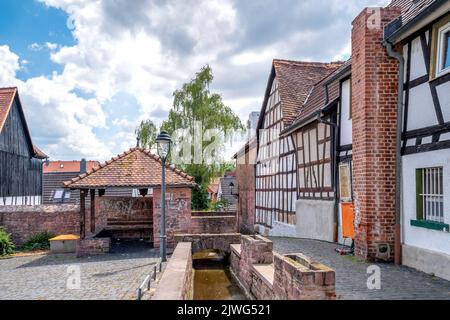 Historical city of Langen, Hessen, Germany Stock Photo