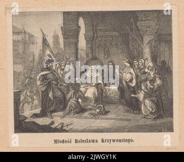 Reproduction of a painting: Aleksander Lesser (1818-1884), Hołd pruski ...