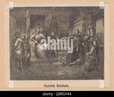 Reproduction of a painting: Aleksander Lesser (1818-1884), Kiejstut i ...