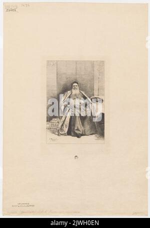 S. E. Le Cardinal Lavigerie. Chardon, Charles (Paryż ; drukarz ; fl. ca 1830-1890 ; st.), printing house, Jasiński, Feliks Stanisław (1862-1901), graphic artist, Gazette des Beaux-Arts (Paryż ; czasopismo, wydawnictwo ; 1859-2002), publishing house, Bonnat, Léon (1833-1922), painter Stock Photo