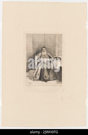 S. E. Le Cardinal Lavigerie. Chardon, Charles (Paryż ; drukarz ; fl. ca 1830-1890 ; st.), printing house, Jasiński, Feliks Stanisław (1862-1901), graphic artist, Gazette des Beaux-Arts (Paryż ; czasopismo, wydawnictwo ; 1859-2002), publishing house, Bonnat, Léon (1833-1922), painter Stock Photo