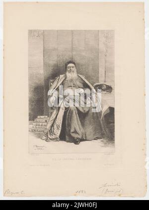 S. E. Le Cardinal Lavigerie. Chardon, Charles (Paryż ; drukarz ; fl. ca 1830-1890 ; st.), printing house, Jasiński, Feliks Stanisław (1862-1901), graphic artist, Gazette des Beaux-Arts (Paryż ; czasopismo, wydawnictwo ; 1859-2002), publishing house, Bonnat, Léon (1833-1922), painter Stock Photo