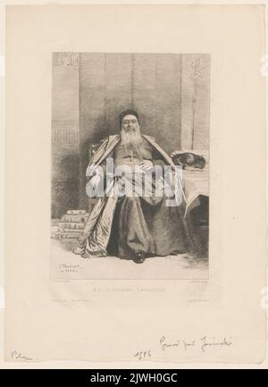 S. E. Le Cardinal Lavigerie. Chardon, Charles (Paryż ; drukarz ; fl. ca 1830-1890 ; st.), printing house, Jasiński, Feliks Stanisław (1862-1901), graphic artist, Gazette des Beaux-Arts (Paryż ; czasopismo, wydawnictwo ; 1859-2002), publishing house, Bonnat, Léon (1833-1922), painter Stock Photo