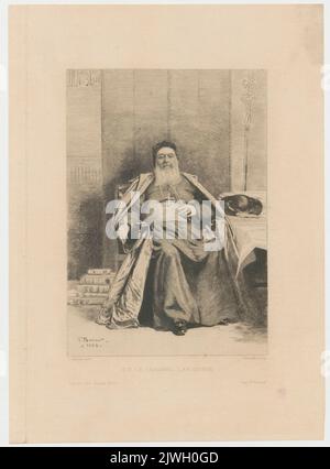 S. E. Le Cardinal Lavigerie. Chardon, Charles (Paryż ; drukarz ; fl. ca 1830-1890 ; st.), printing house, Jasiński, Feliks Stanisław (1862-1901), graphic artist, Gazette des Beaux-Arts (Paryż ; czasopismo, wydawnictwo ; 1859-2002), publishing house, Bonnat, Léon (1833-1922), painter Stock Photo