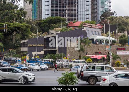 ADDIS ABABA, ETHIOPIA - APRIL 4, 2019: Red Terror Martyrs Memorial Museum in Addis Ababa, Ethiopia Stock Photo