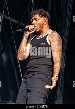 AJ Tacey at the Reading festival 2022 photo by Mark Anton Smith Stock ...