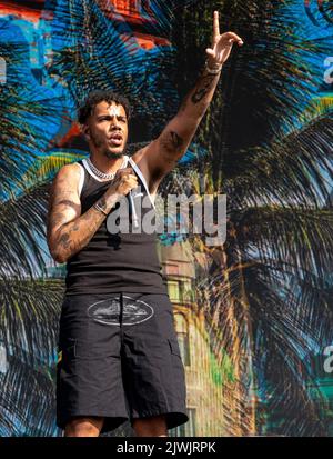 AJ Tacey at the Reading festival 2022 photo by Mark Anton Smith Stock ...