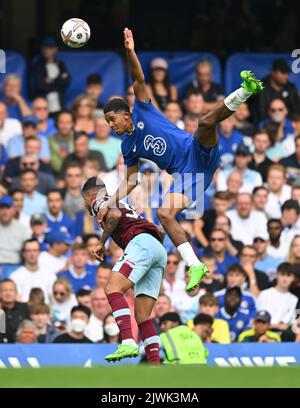 Wesley Fofana of Chelsea during the Premier League match Brentford vs