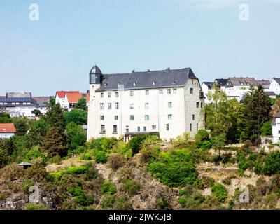 Schloss Schadeck in Runkel, Germany Stock Photo