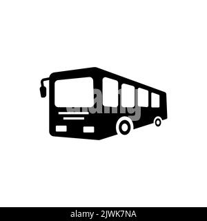bus icon vector sign isolated for graphic and web design. bus symbol template color editable on white background.