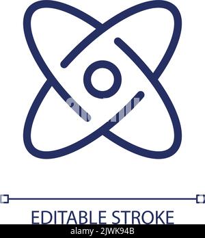 Science pixel perfect linear ui icon Stock Vector