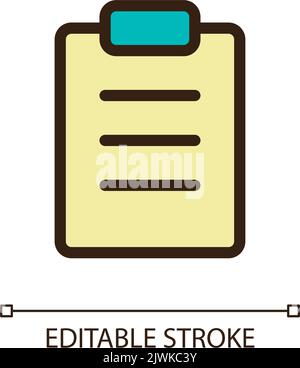 Filled tablet pixel perfect RGB color ui icon Stock Vector