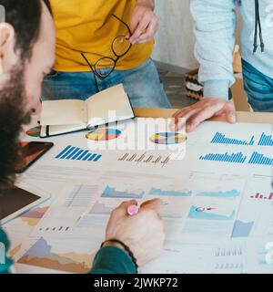 millennials startup project management strategy Stock Photo