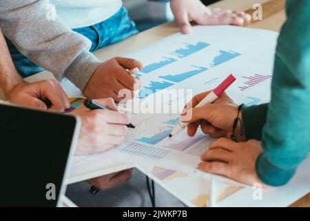 meeting business analysis strategy planning Stock Photo