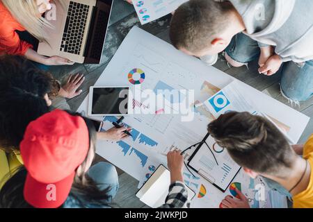 millennials startup management modern approach Stock Photo