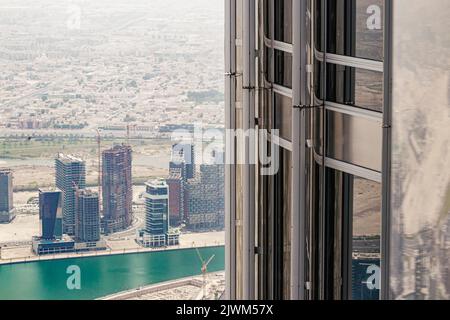 The Burj Khalifa in Dubai. United Arab Emirates, Middle East. Stock Photo
