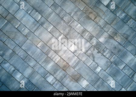 Grey tiles pattern background. Classic wall seamless texture for interior Stock Photo