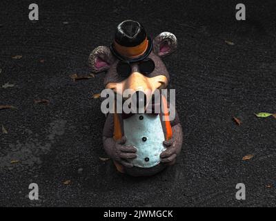 Old Forge, New York, USA. September 1, 2022.One of the three blind mice at The Enchanted Forest Water Safari in Old Forge, NY in the Adirondack Nation Stock Photo