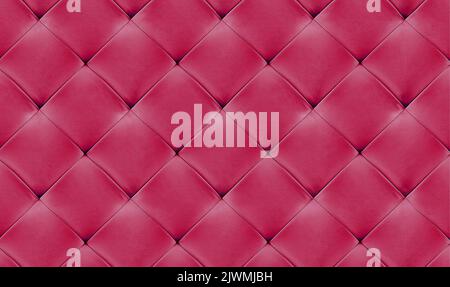 Pink natual leather background for the wall in the room. Interior design, headboards made of artificial leather, leatherette , furniture upholstery. C Stock Photo