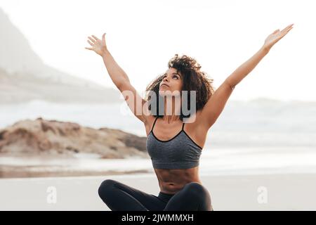 Yoga Pose: Upward Salute Pose | YogaClassPlan.com
