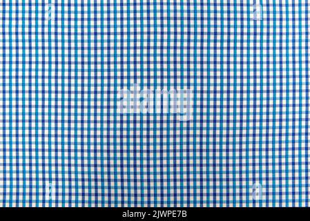 Check plaid seamless pattern. Blue, gray, black background in the cage. Scottish fashion textured the herringboneCheck plaid seamless pattern. Blue, g Stock Photo