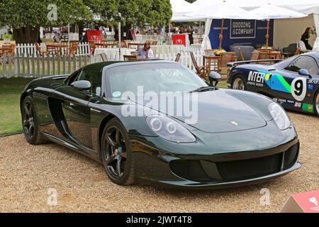 Porsche Carrera GT Zagato (2005). Concours of Elegance 2022, Hampton Court Palace, London, UK, Europe Stock Photo