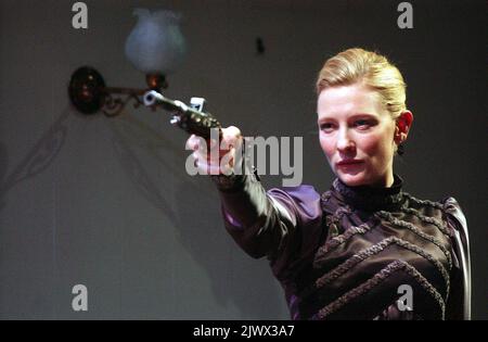 Cate Blanchett performing a scene from Hedda Gabler at The Sydney