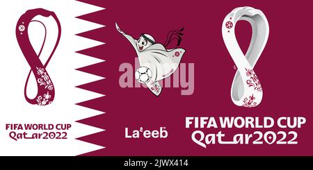 FIFA World Cup logo 2022. Qatar 2022 Stock Vector