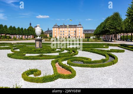 Schwetzingen Castle with garden in a park architecture traveling travel in Germany Stock Photo
