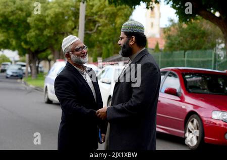 Sheikh Muhammad Salem of the board of imams Victoria with Imam Shykh ...