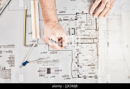 Graphic sketch of room interior with furniture on white background ...
