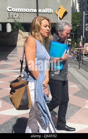 Former model Leanne Nesbitt (left), the first wife of Geoffrey Edelsten