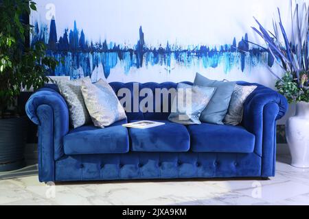 Living room with sofa Stock Photo
