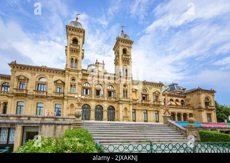 San Sebastian Donostia city hall building Stock Photo