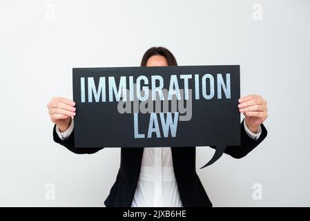 Writing displaying text Immigration LawEmigration of a citizen shall be lawful in making of travel. Business showcase Emigration of a citizen shall be Stock Photo