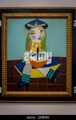 Maya with boat painting, Maya Ruiz-Picasso, Daughter of Pablo ...