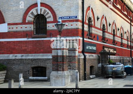 Old brick building in Brewery Square, Dorchester, Dorset. Stock Photo