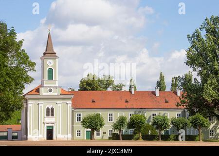 National Stud at Kladruby nad Labem. Czech Republic Stock Photo