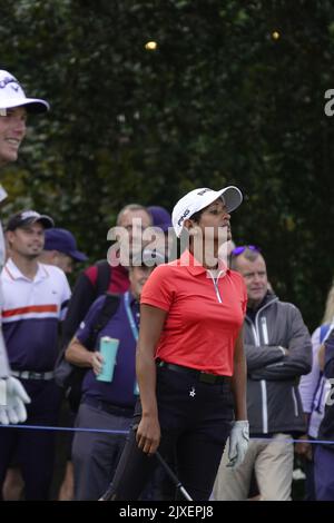 Naga Munchetty During The BMW PGA Championship 2022 Celebrity Pro Am At naga-munchetty-during-the-bmw-pga-championship-2022-celebrity-pro-am-at