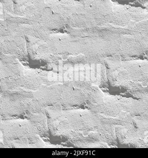 The old White Brick Wall. Seamless Tileable Texture. Stock Photo