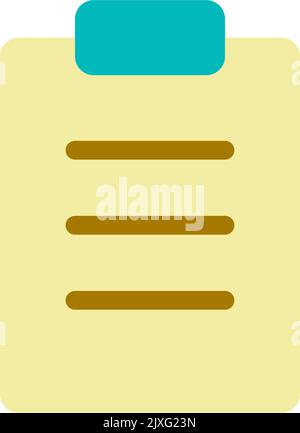 Filled tablet flat color ui icon Stock Vector