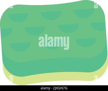 Sponge icon. Dish washing tool. Housework symbol Stock Vector
