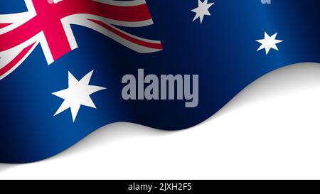 EPS10 Vector Patriotic heart with flag of Australia. An element of impact for the use you want to make of it. Stock Vector